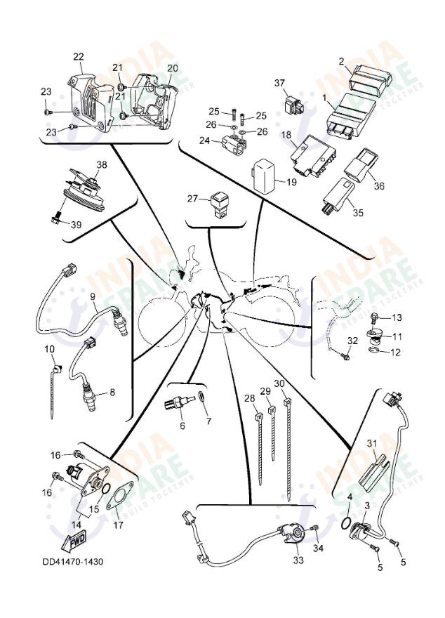 YAMAHA DD41 XSR Series ELECTRICAL 2